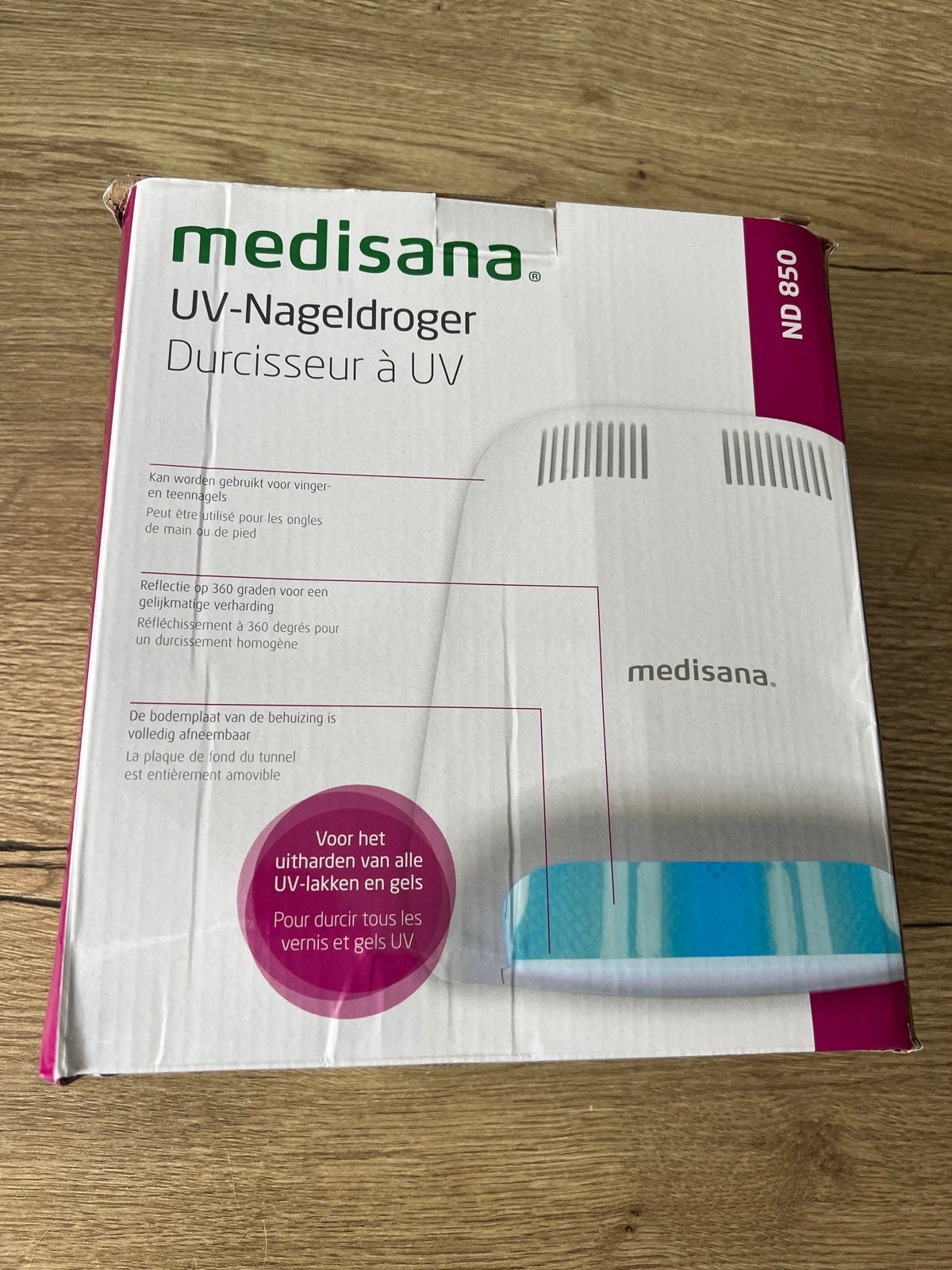 Medisana UV-Nageldroger ND 850, Ophalen of Verzenden, Zo goed als nieuw, Overige typen