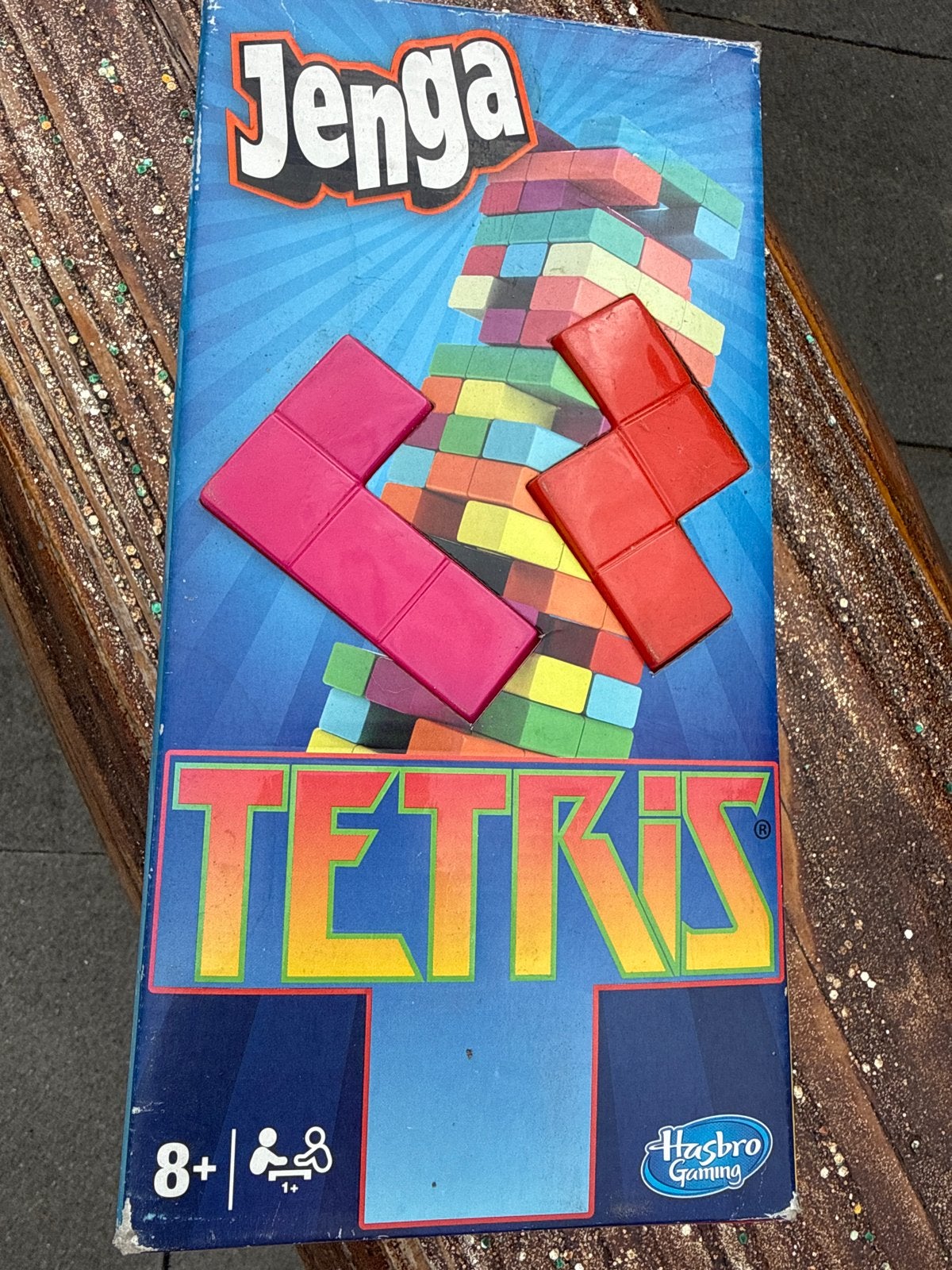 Jenga Tetris - Stapelspel met Tetris-blokken, Ophalen of Verzenden, Gebruikt, Jongen of Meisje