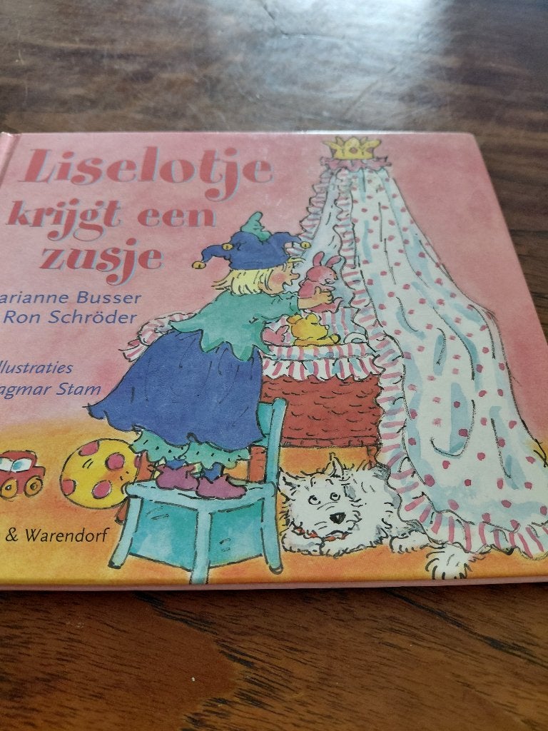 Liselotje krijgt een zusje - Marianne Busser & Ron Schröder, Ophalen of Verzenden, Gebruikt