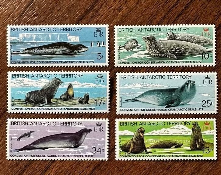 Brits Antarctica 1973 Zeehonden Postfris Postzegels, Ophalen of Verzenden, Postfris