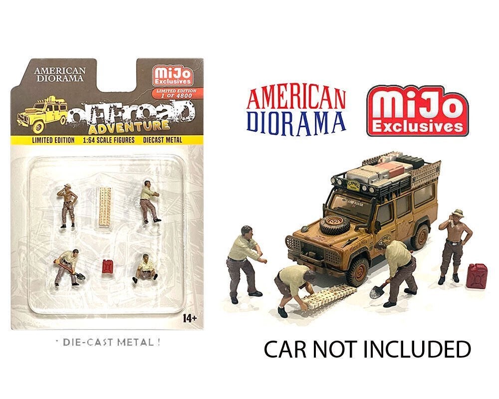 Figurines, figuurtjes, poppetjes 1/64 Off Road Adventure, Hobby en Vrije tijd, Ophalen of Verzenden, Nieuw, Overige typen