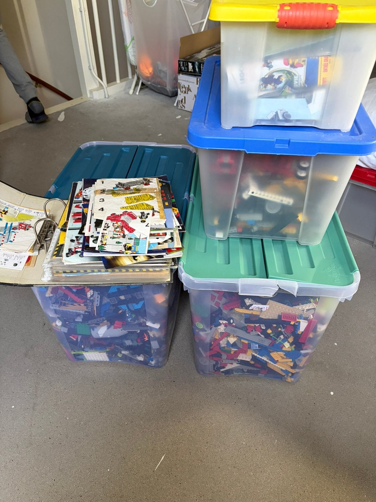 Grote LEGO verzameling 45+ kg – vintage, Technic + boekjes, Ophalen, Gebruikt, Overige thema's, Inclusief extra onderdelen