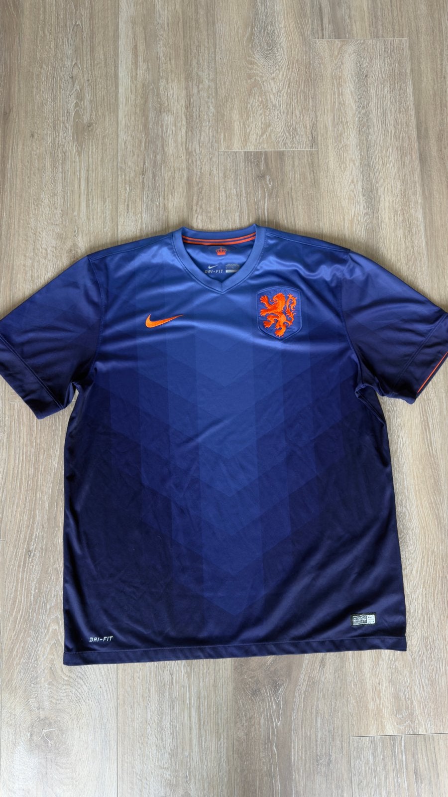 Nike Nederland Thuisshirt 2014 WK - Maat XL, Kleding | Heren, Blauw, Maat 56/58 (XL), Ophalen of Verzenden, Zo goed als nieuw