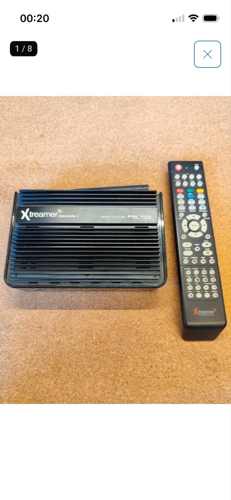 Xtreamer SideWinder 3 Mediaspeler met afstandsbediening, Ophalen of Verzenden, Gebruikt, HDMI, Zonder harde schijf