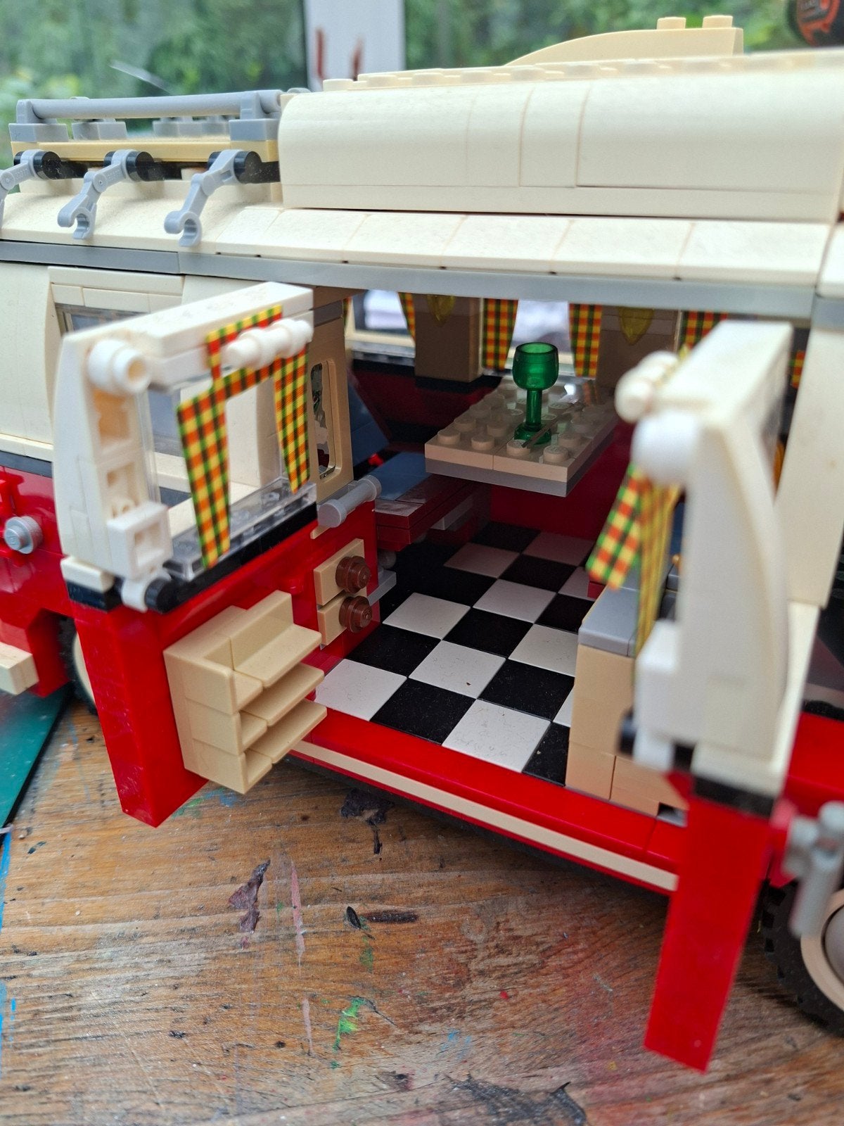 Lego Volkswagen T1 Camper Van (10220), Ophalen of Verzenden, Zo goed als nieuw, Overige merken