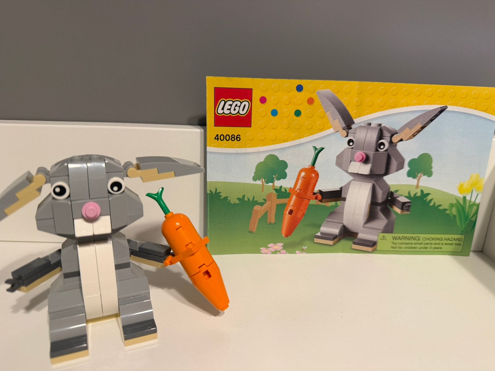 Lego 40086 Paashaas met wortel, Gebruikt, Overige thema's, Ophalen of Verzenden, Complete set