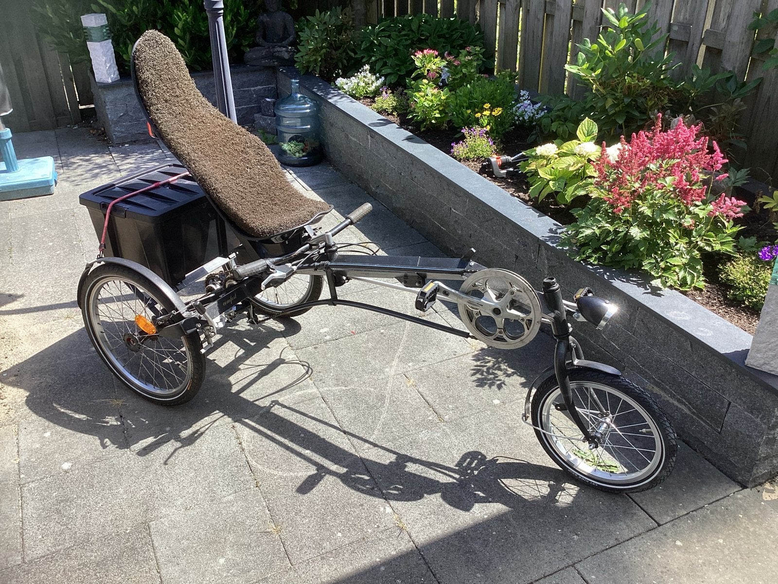 Usva driewieler met 7 versnellingen en opbergbak, Fietsen en Brommers, Ophalen, Gebruikt