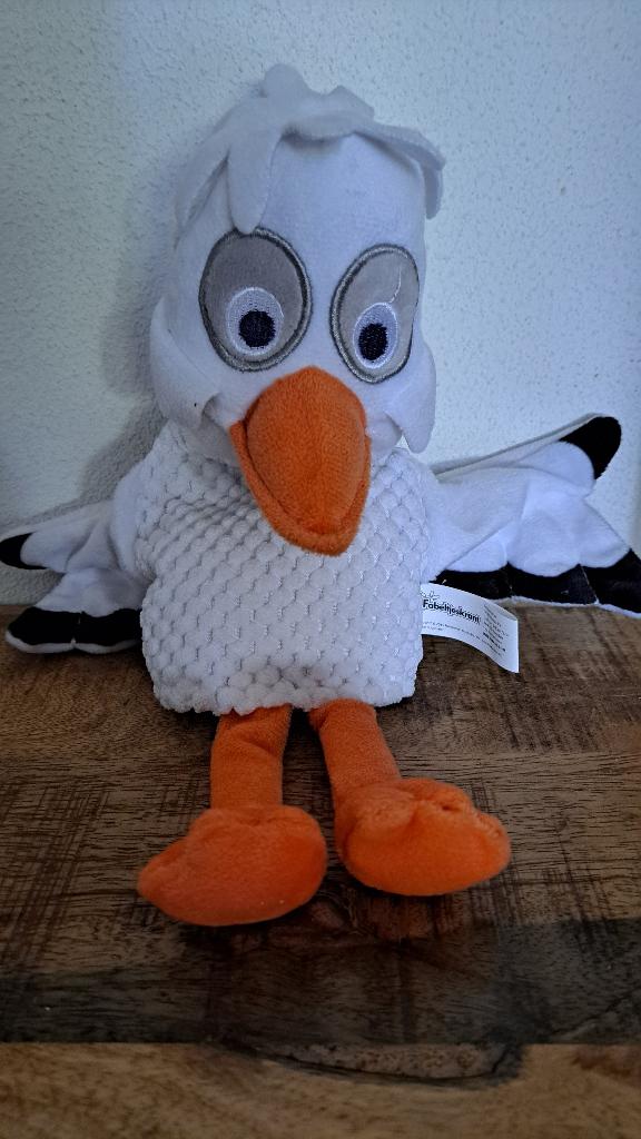 Juffrouw Ooievaar - Knuffel Fabeltjeskrant, Overige merken, Overige karakters, Overige typen, Ophalen of Verzenden