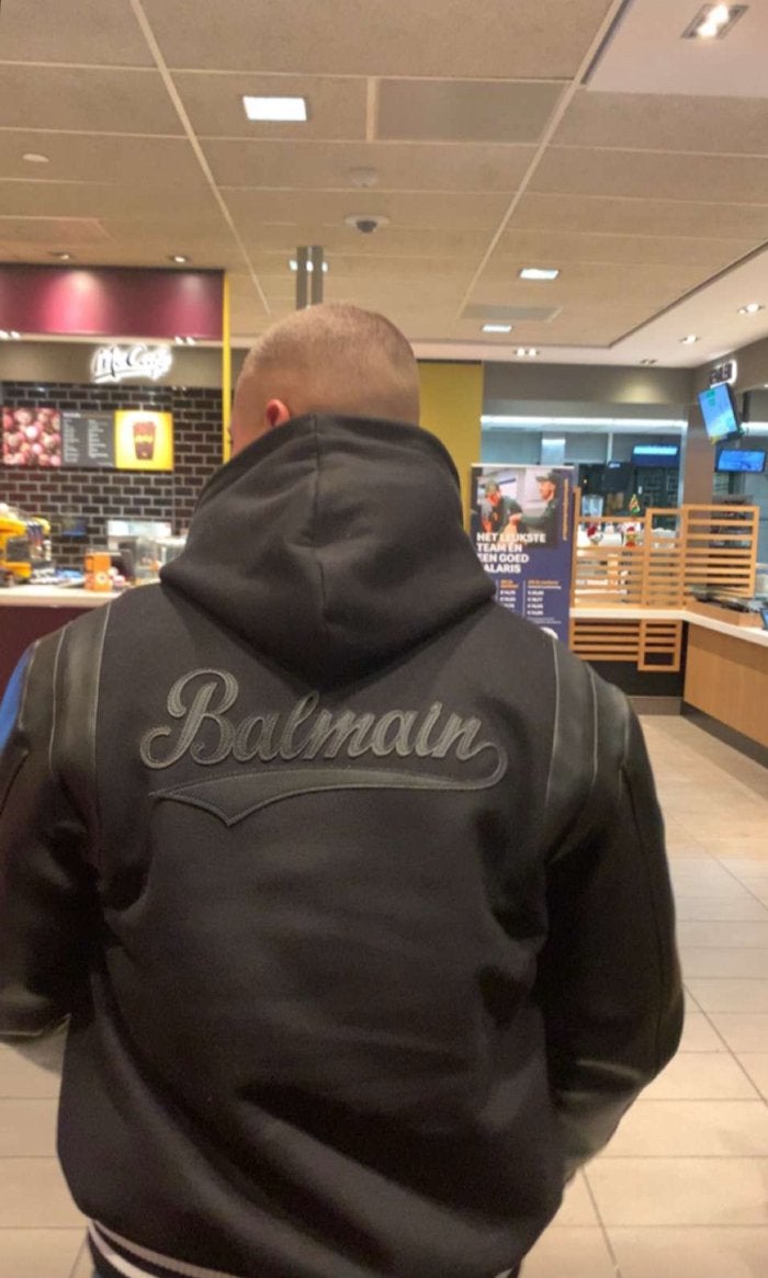 Balmain Baseball Jacket, Ophalen of Verzenden, Zo goed als nieuw, Maat 48/50 (M), Zwart