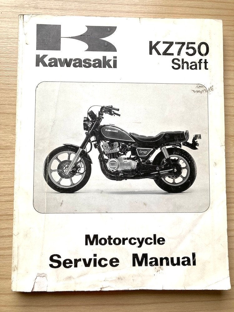 Kawasaki KZ750 Shaft 1982-1994 Service Manual, Motoren, Ophalen of Verzenden, Kawasaki