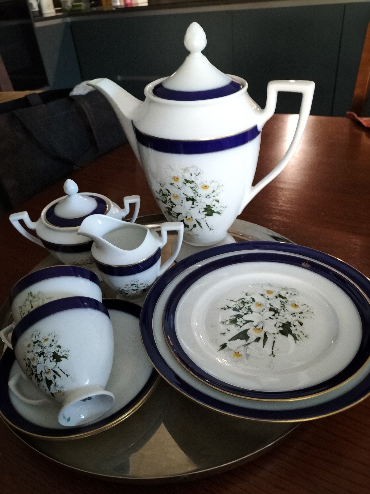 Royal Wedding Bouquet gebaksbordje en kop en schotel, Verzenden, Zo goed als nieuw, Servies