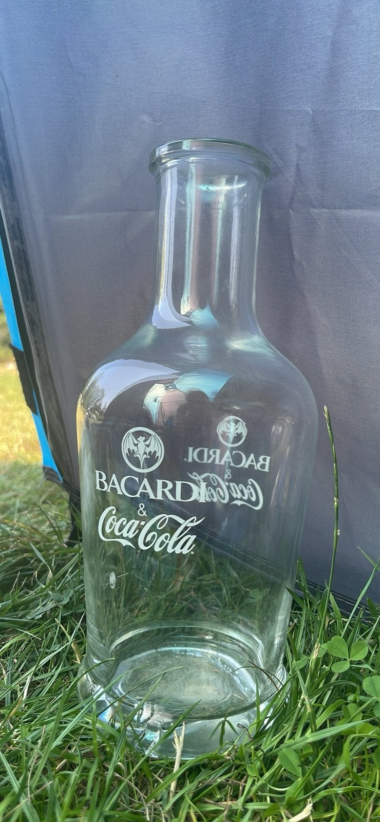 Bacardi & Coca-Cola Glazen Fles - Decoratief, Ophalen of Verzenden
