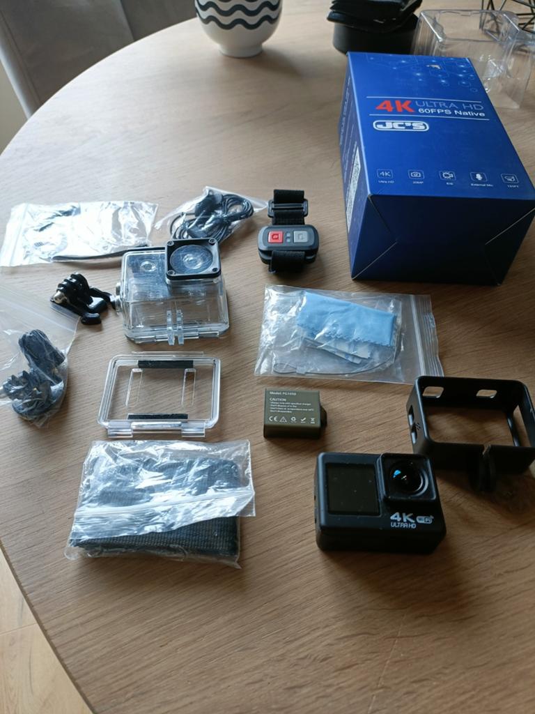 Jc's action camera 4k, Ophalen of Verzenden, Zo goed als nieuw