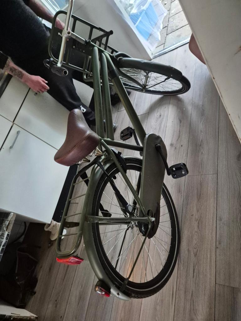 Robuuste transportfiets met voordrager - Zo goed als nieuw, Ophalen of Verzenden