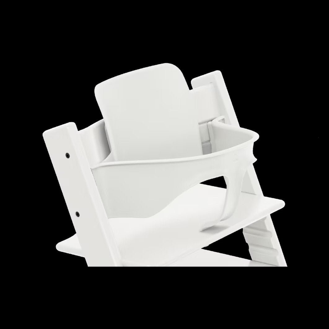 Stokke babyset wit gebruikt, Ophalen of Verzenden, Gebruikt, Meegroeistoel, Stoelverkleiner