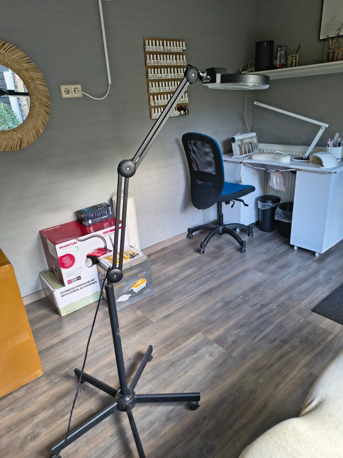 Professionele Loeplamp met Statief - Ideaal voor Salon/Hobby, Ophalen, Gebruikt, Loeplamp