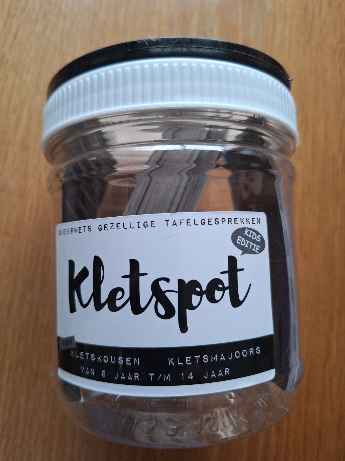 Kletspot Kids Editie - Gezellige Tafelgesprekken, Drie of vier spelers, Ophalen of Verzenden, Zo goed als nieuw, Kletspot