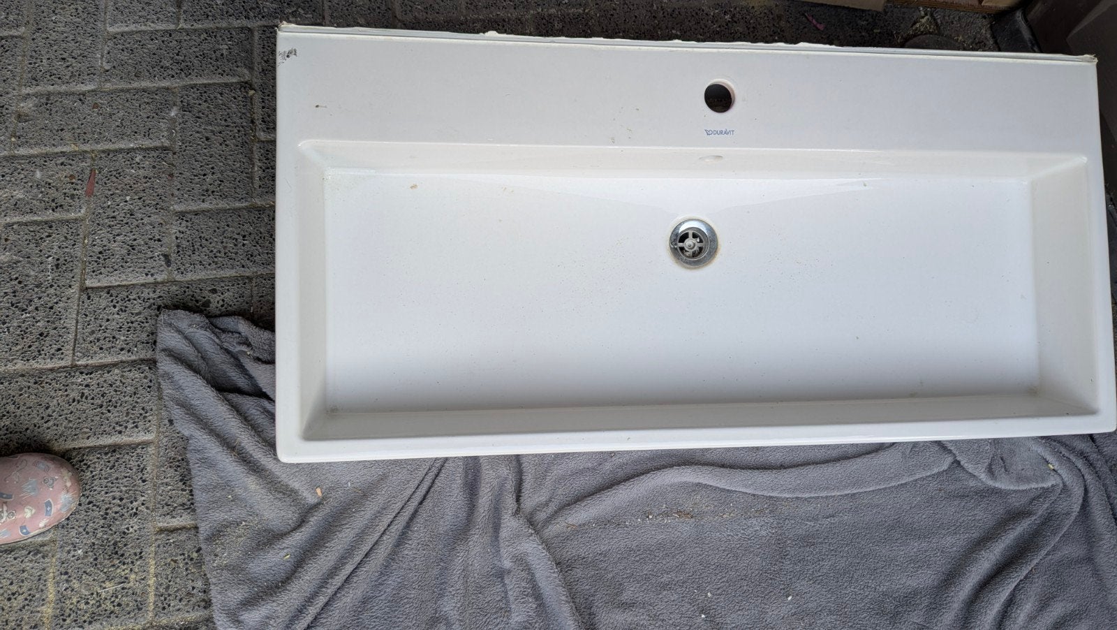 Wastafel Duravit, Ophalen, 50 tot 100 cm, Zo goed als nieuw, Minder dan 100 cm