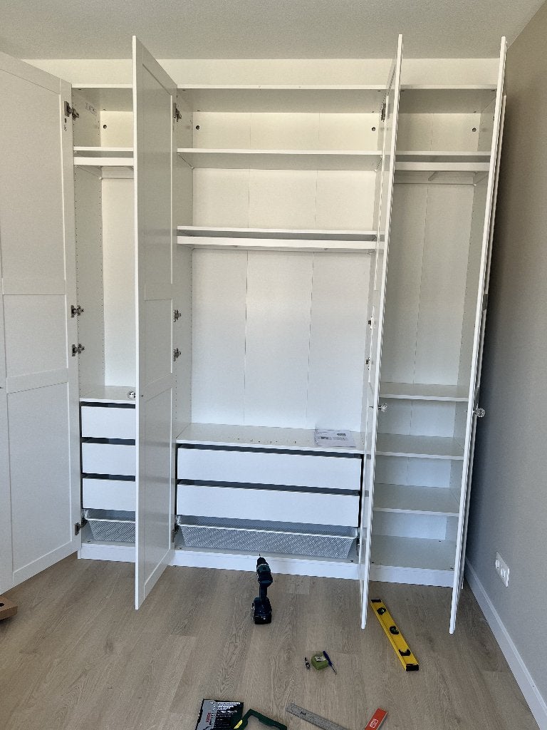 IKEA (PAX) MONTAGE HANDYMAN DIRECT BESCHIKBAAR, Huis en Inrichting, Ophalen, 200 cm of meer, Nieuw, 50 tot 100 cm