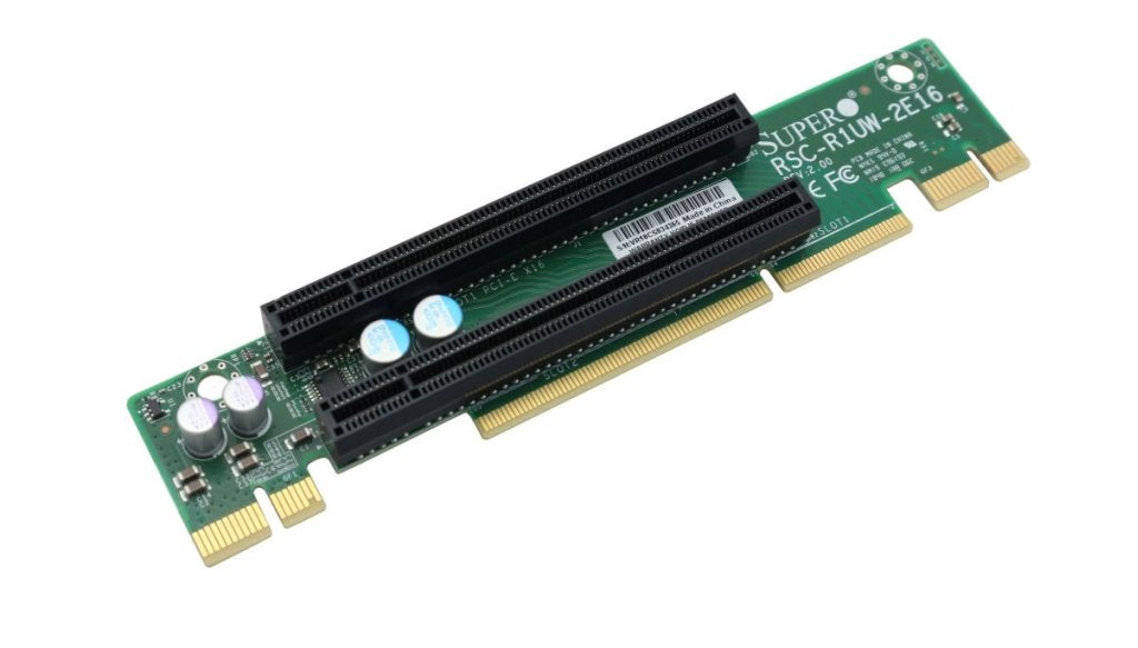 SuperMicro 1U WIO 1U PCIe x16 Riser Card RSC-R1UW-2E16, Computers en Software, Super Micro Computer B.V., Support_Europe@supermicro.com