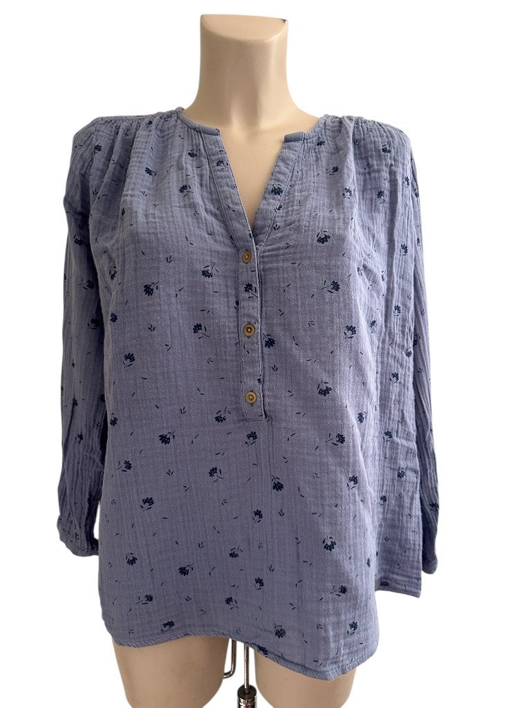 Des Petit Hauts shirt lange mouw M, Kleding | Dames, Blauw, Ophalen of Verzenden, Zo goed als nieuw