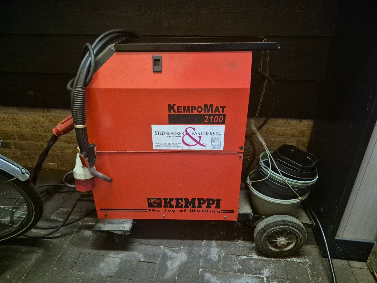 Kemppi Kempomat 2100 Lasapparaat - Gebruikt, Ophalen of Verzenden, Gebruikt, 150 tot 250 ampère, Co2