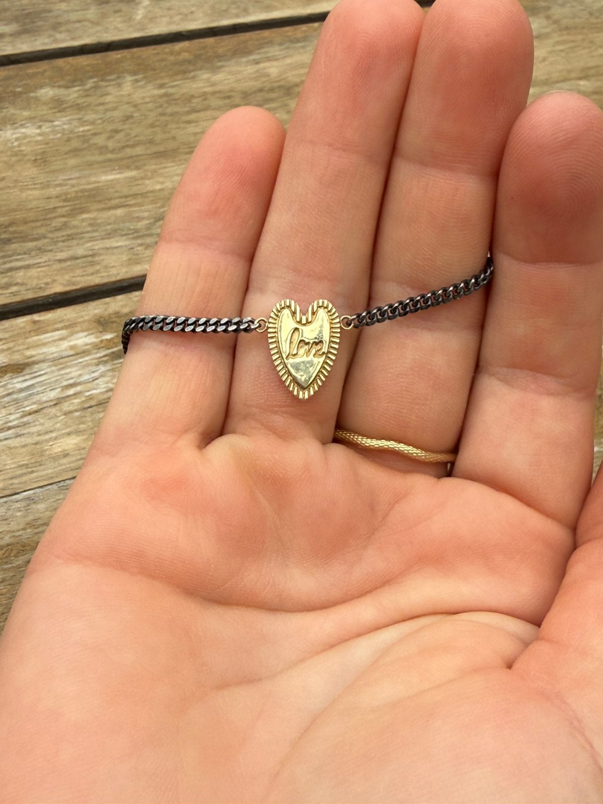 Anna nina love ketting, Met hanger, Nieuw, Ophalen of Verzenden, Goud