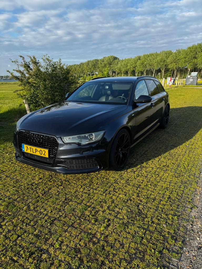 Audi A6 2.0 Tfsi 132KW Avant Multitr 2014 Blauw, Auto's, 15 km/l, Zwart, 4 cilinders, 1984 cc