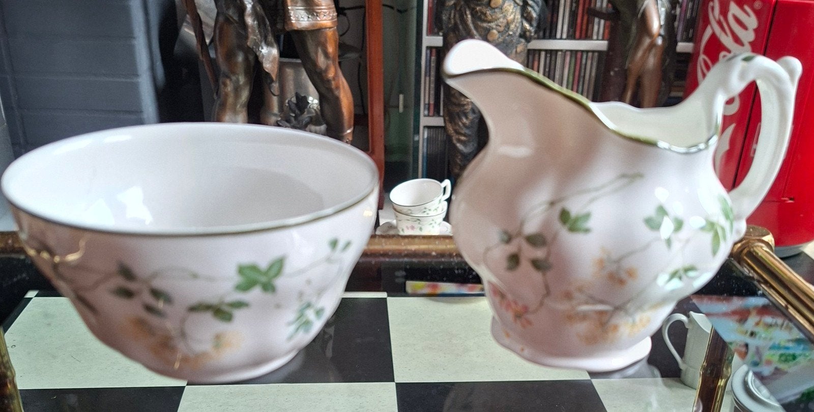 Royal Doulton Southdown Theeservies - Vintage Porselein, Vintage, Ophalen of Verzenden, Zo goed als nieuw, Porselein