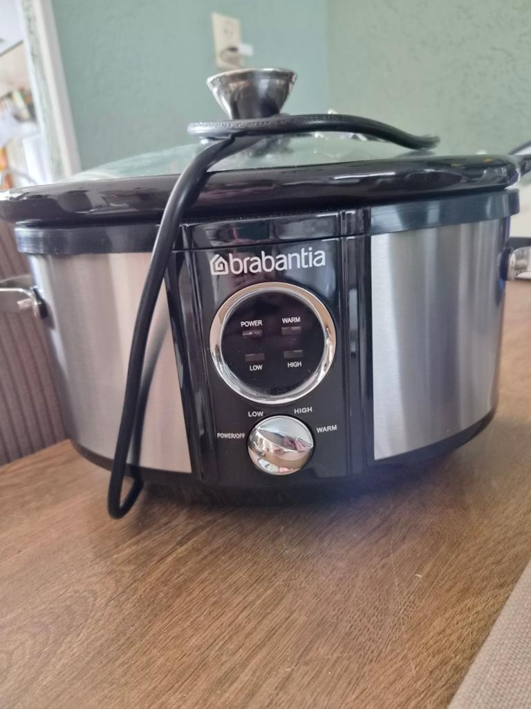 Brabantia Slowcooker - Perfect voor heerlijke stoofpotten, Witgoed en Apparatuur, Slowcookers, Ophalen of Verzenden, Nieuw