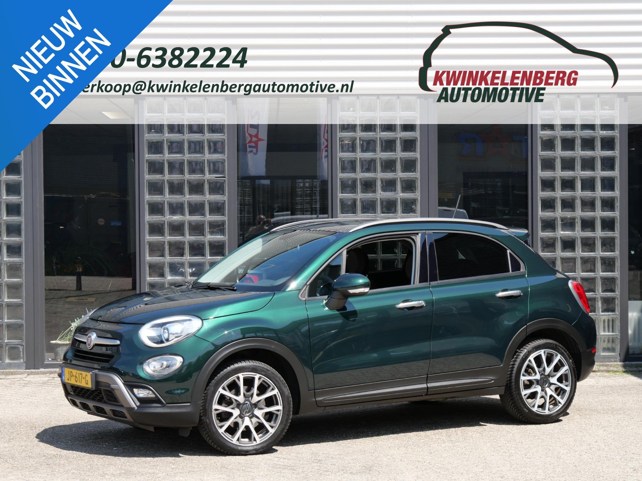 Fiat 500 X 1.4 Turbo MultiAir Lounge 140pk / Navigatie / 18i, Auto's, Fiat, Gebruikt, 4 cilinders, 500X, 600 kg