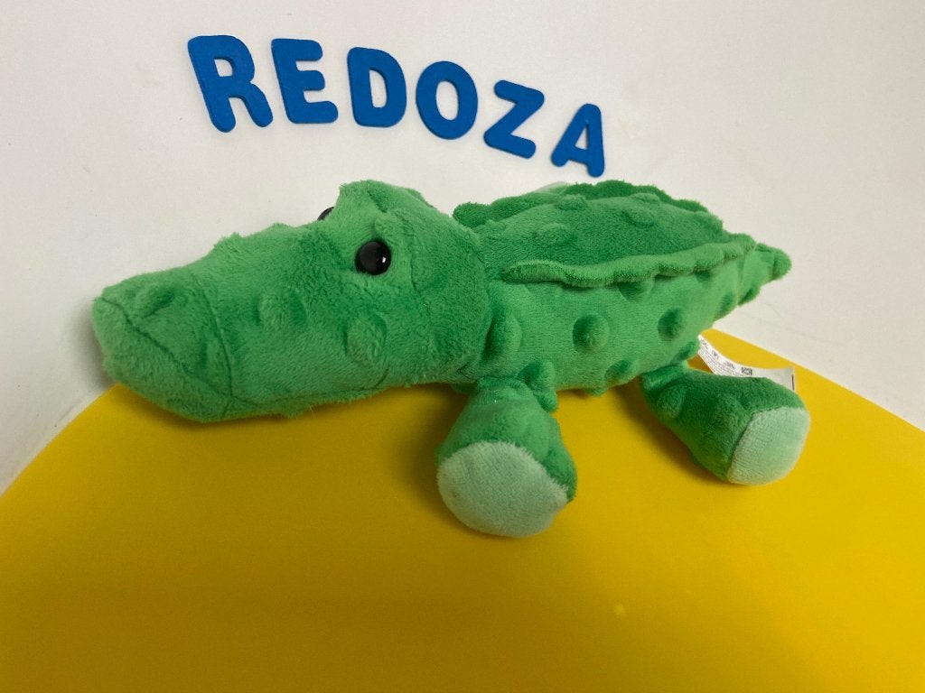 K3920 hema krokodil met noppen, Ophalen of Verzenden, Zo goed als nieuw, Overige typen