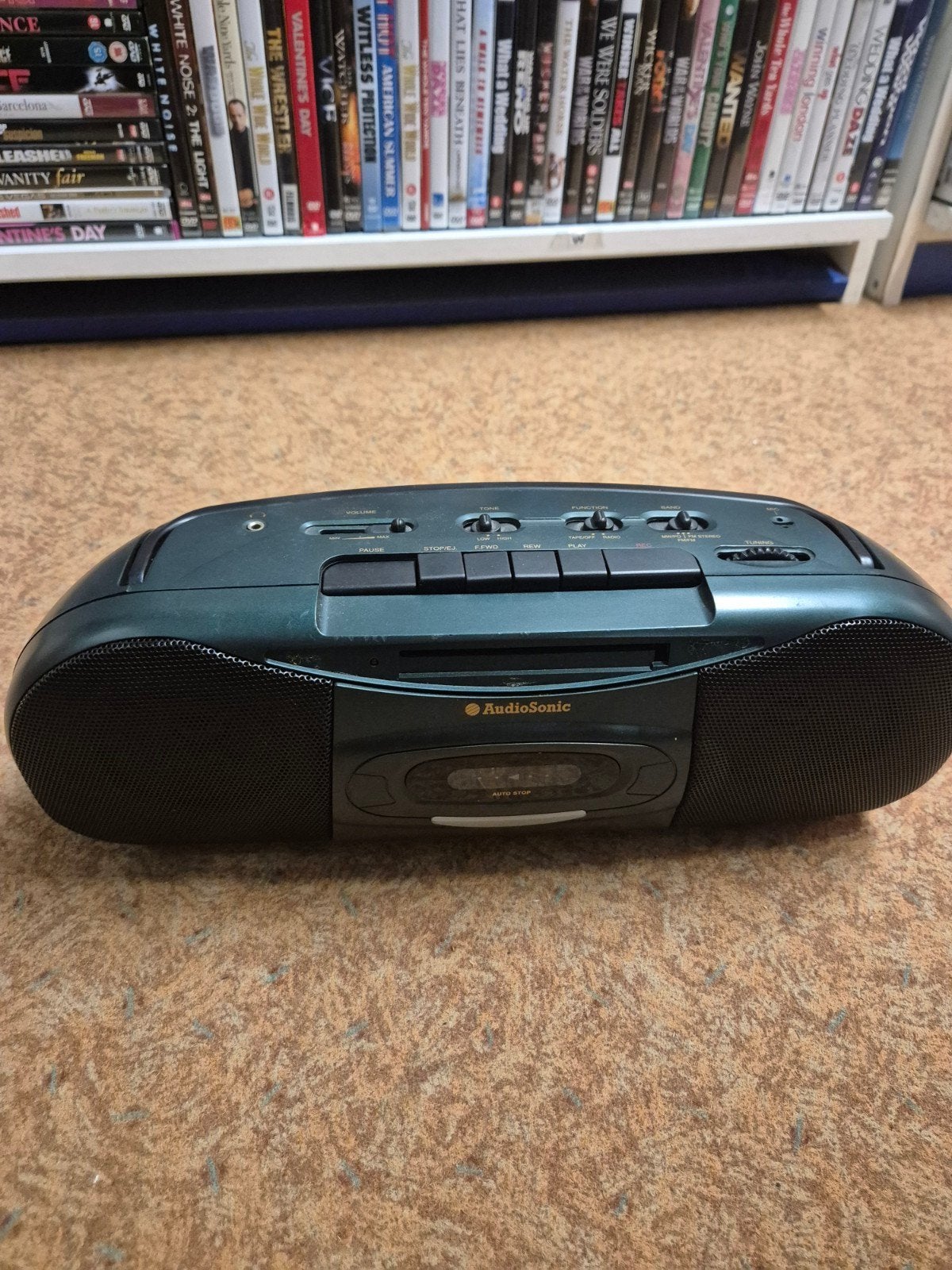 Audiosonic TBS-51 Radio Cassette Speler - Draagbaar, Ophalen of Verzenden, Zo goed als nieuw, Radio, Met cd-speler