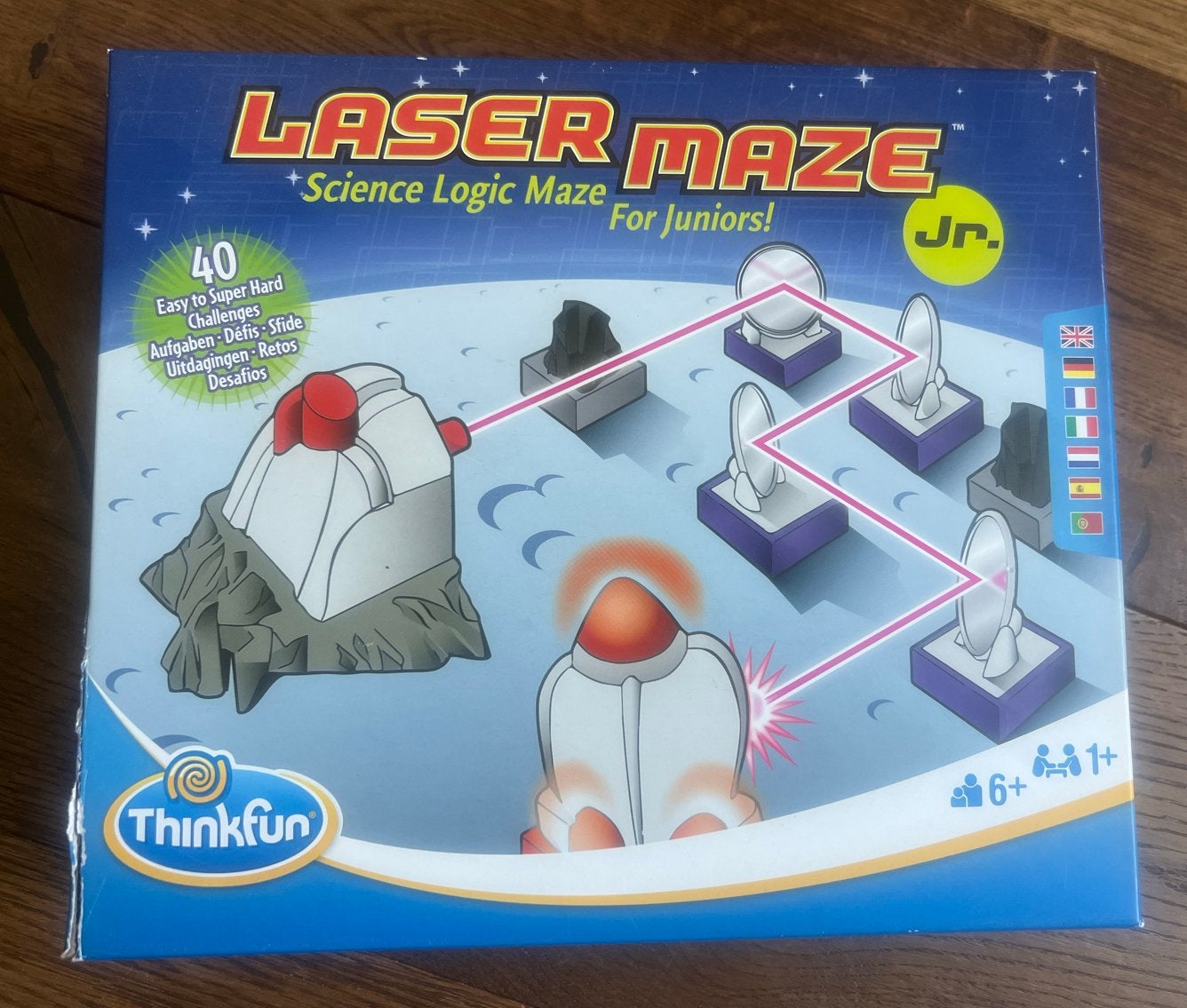 Thinkfun Laser Maze Jr. Logica Spel, Ophalen, Zo goed als nieuw, Jongen of Meisje