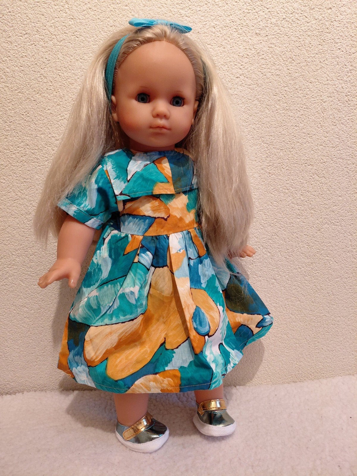 Mooie Meisjes Pop 🩵 van Max Zapf  = 50 cm., Ophalen of Verzenden, Gebruikt, Pop