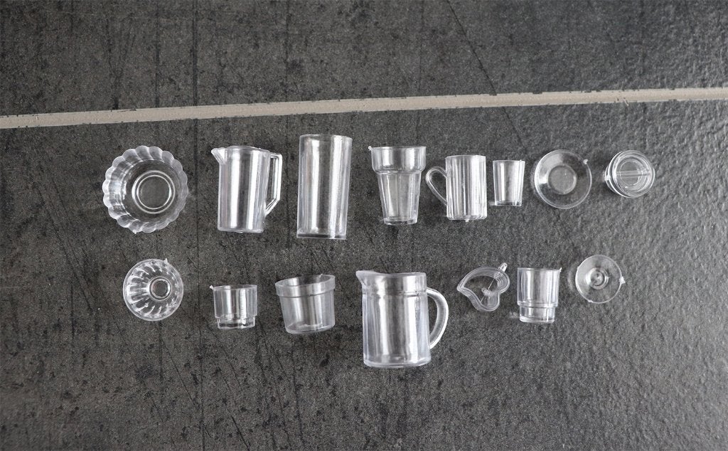 Servies kannen bekers bier glazen miniatuur nieuw 1:12, Ophalen of Verzenden, Nieuw, Decoratie