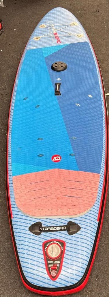 Starboard Windsup 10.8x33" iZGST - Opblaasbaar Windsurf SUP, Watersport en Boten, Windsurfen, Zo goed als nieuw, Complete set