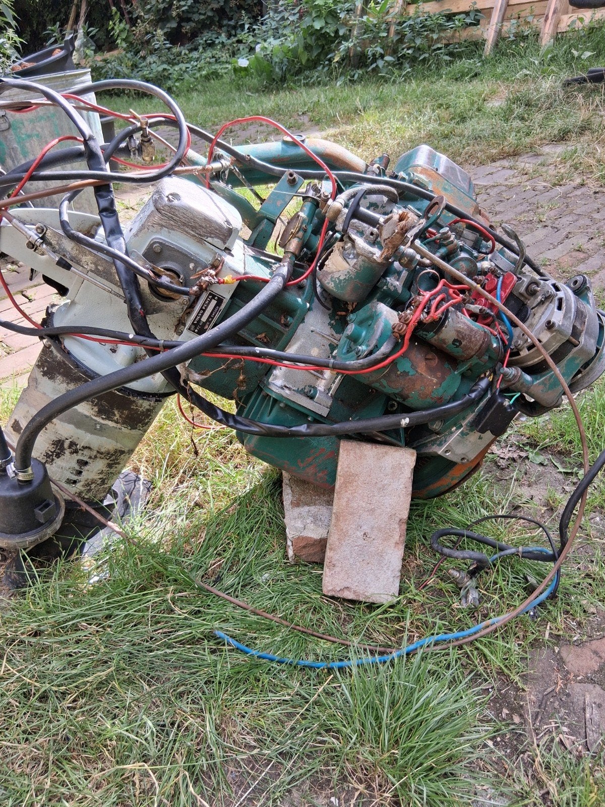 Volvo Penta 1 cilinder diesel motor, Ophalen, Diesel, Binnenboordmotor