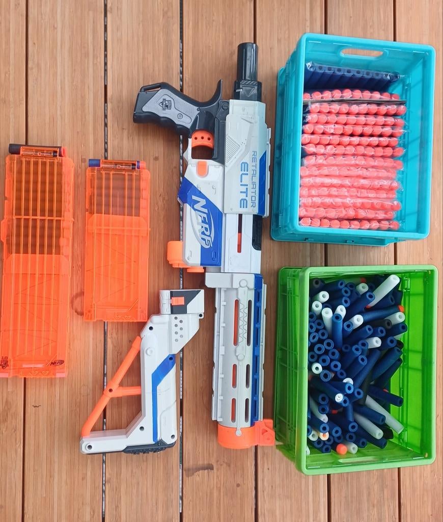 Nerf Retaliator Elite, Ophalen