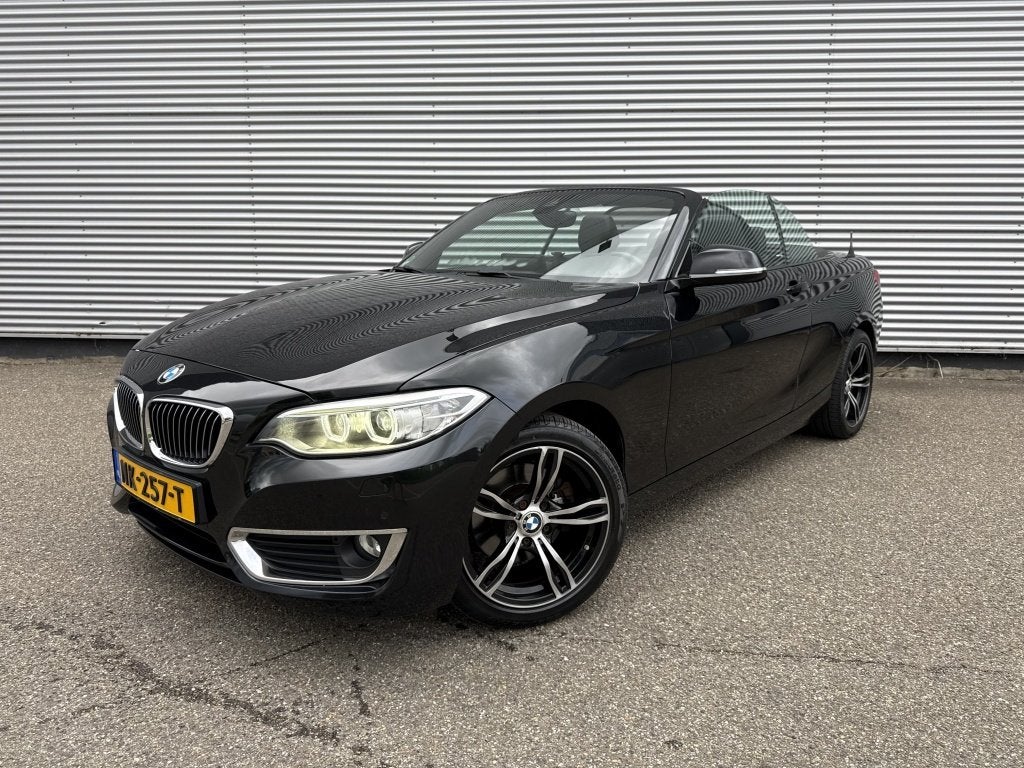 BMW 2 Serie Cabrio 220i Luxury Automaat Leer keyless Led Afn, Auto's, BMW, Automaat, Achterwielaandrijving, Gebruikt, Euro 6