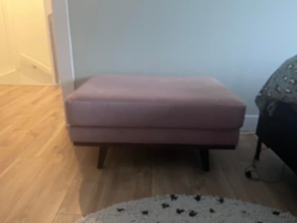Roze Torino Hocker van Wehkamp, Ophalen, Gebruikt, Stof