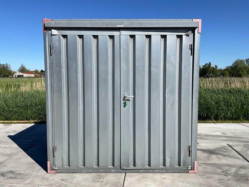 Gegalvaniseerde opslagcontainer met 2 deuren, Zakelijke goederen, Machines en Bouw | Keten en Containers, Ophalen
