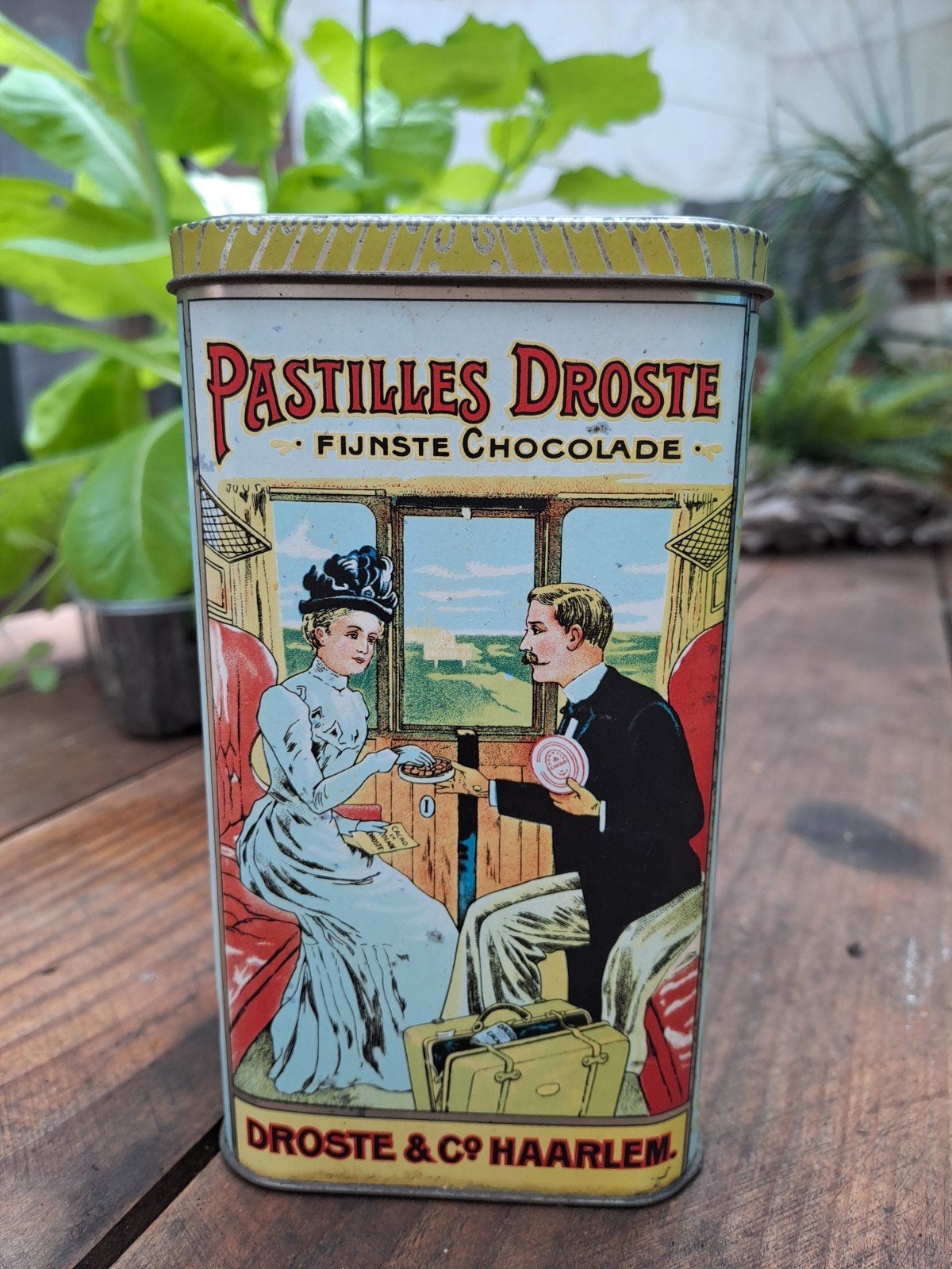 Droste cacao blik, Verzamelen, Ophalen, Zo goed als nieuw, Overige, Droste