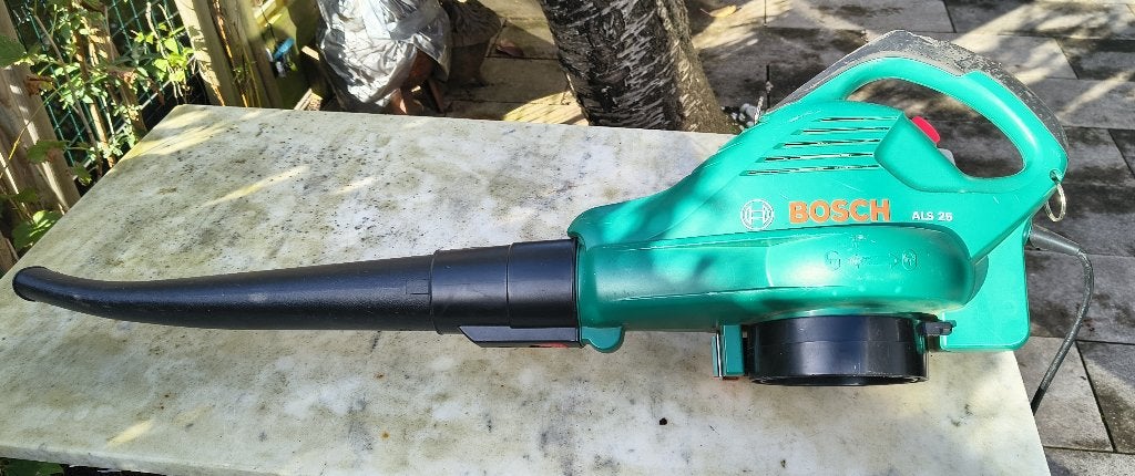 Bosch ALS 25 Bladblazer /  Bladzuiger, Gebruikt, Met opvangzak, Handgedragen, Ophalen of Verzenden