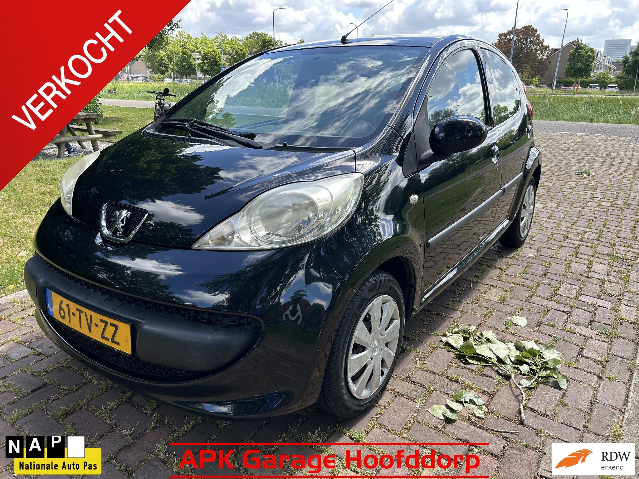 Peugeot 107 1.0-12V XS Airco/5-deurs, Auto's, Voorwielaandrijving, Stof, Gebruikt, 4 stoelen