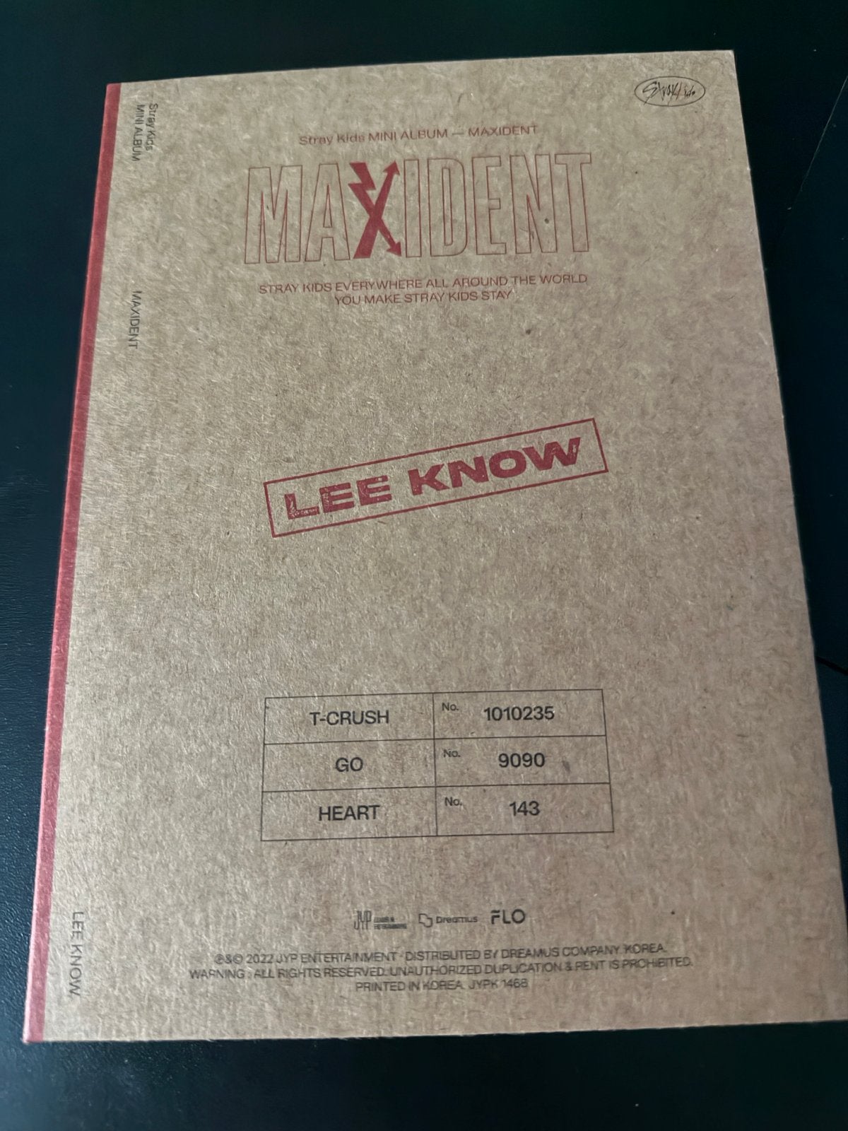 Stray Kids MAXIDENT Mini Albums, K-pop, Ophalen of Verzenden, Zo goed als nieuw, Inclusief boekje