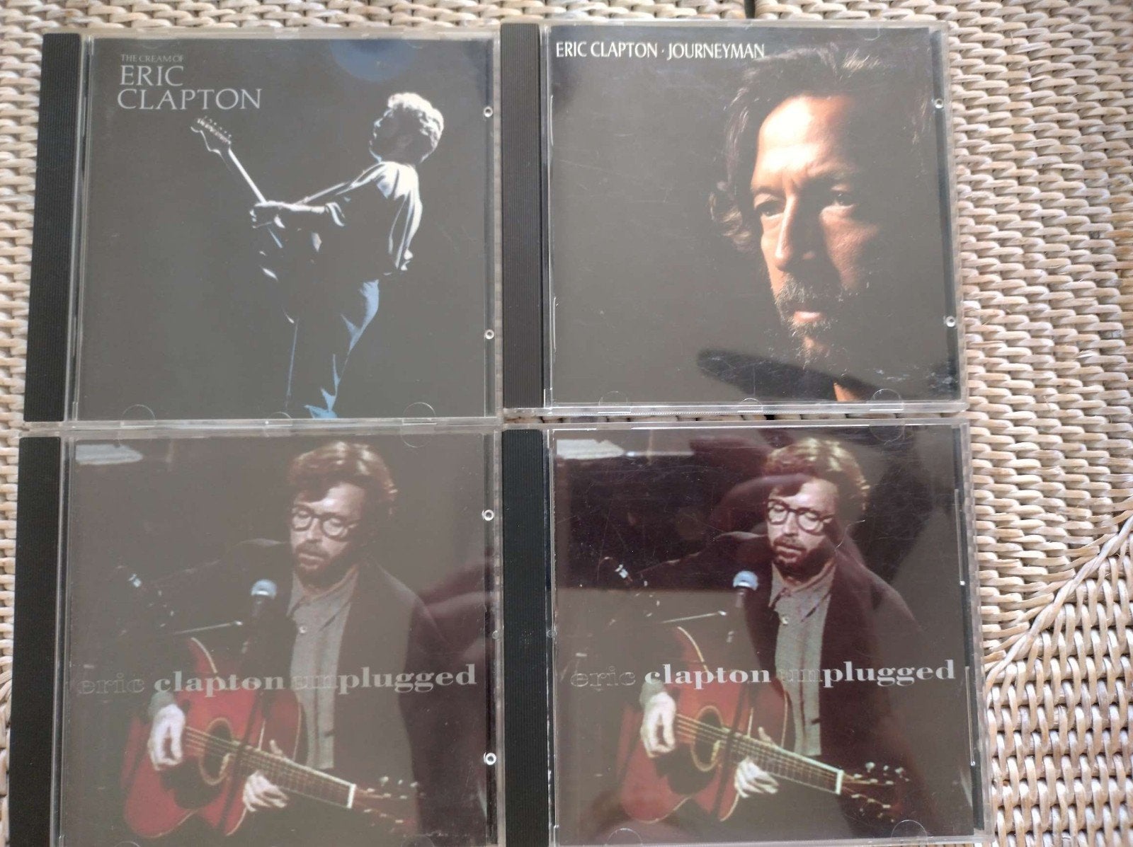 Eric Clapton CD's: Unplugged, Journeyman, The Cream Of, Rock, Gebruikt, Inclusief doosje, Ophalen of Verzenden