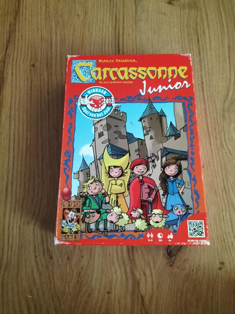 Carcassonne Junior, Drie of vier spelers, Ophalen of Verzenden, Gebruikt, 999 Games