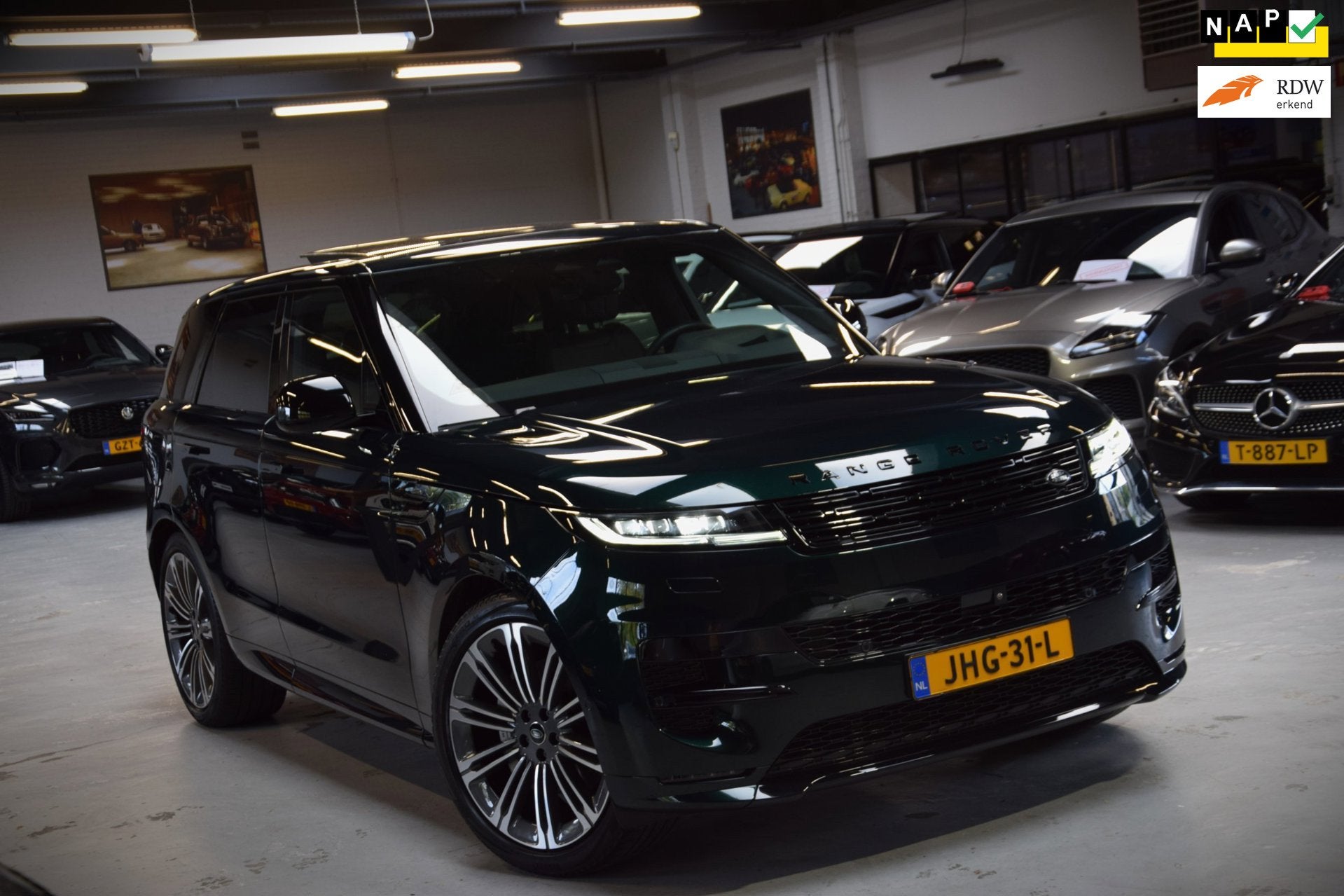 Land Rover RANGE ROVER SPORT 3.0 P460e Dynamic HSE PHEV 1e E, Auto's, Automaat, Dealer onderhouden, 3000 kg, 2996 cc