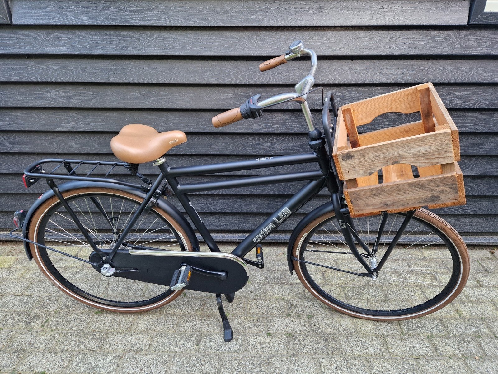 Cortina U4 herenfiets transportfiets jongensfiets ZGAN!!, Fietsen en Brommers, Fietsen | Heren | Herenfietsen, Terugtraprem, Versnellingen